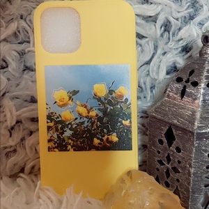 Flower print phone case